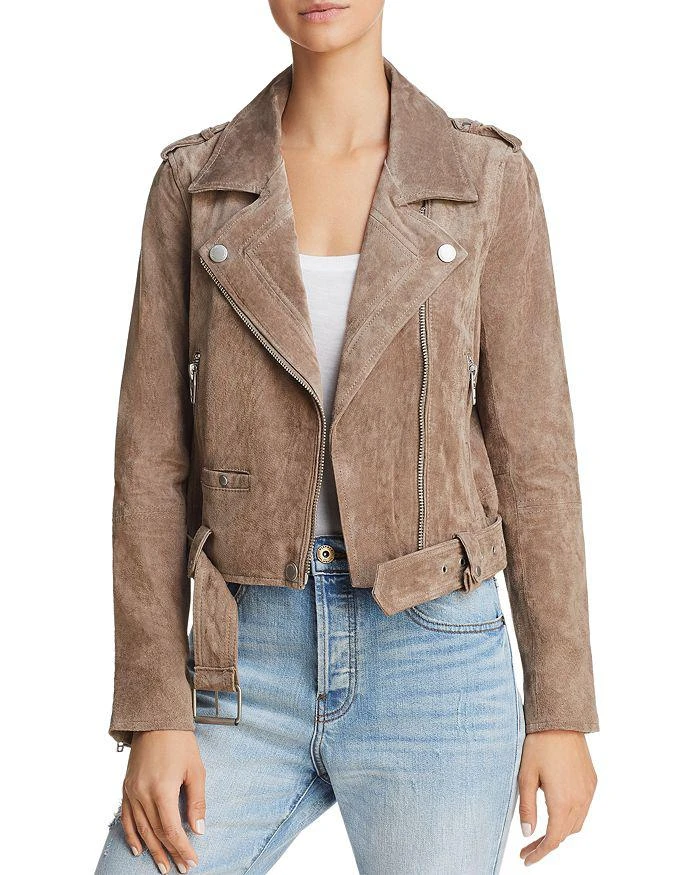 商品Blank NYC|Suede Moto Jacket,价格¥1491,第1张图片