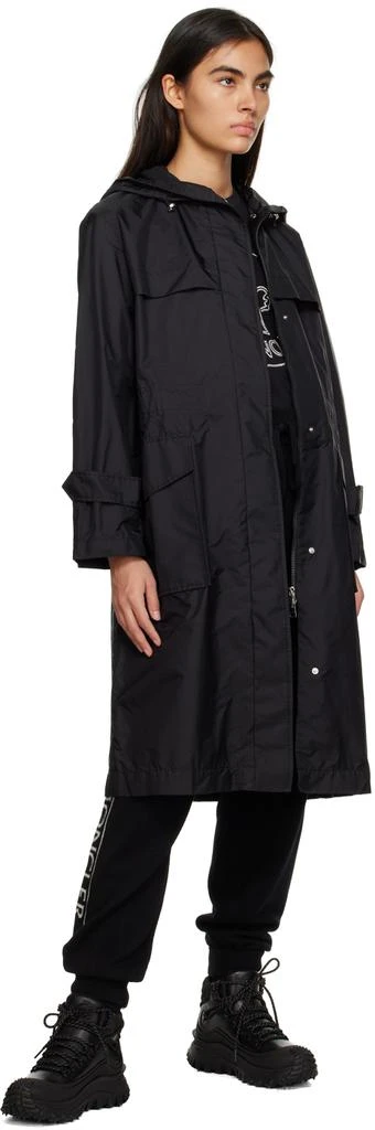 商品Moncler|黑色 Hiengu Rain 大衣,价格¥9433,第4张图片详细描述