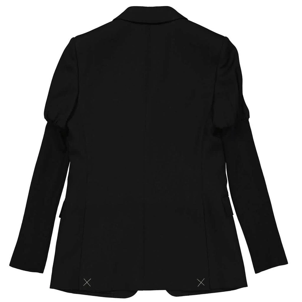 商品Burberry|Ladies Black Debby Grain De Poudre Wool Panelled-Sleeve Blazer,价格¥3255,第2张图片详细描述