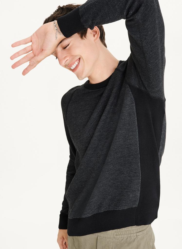 商品DKNY|Birdseye Raglan Sleeve Sweater,价格¥217-¥336,第5张图片详细描述