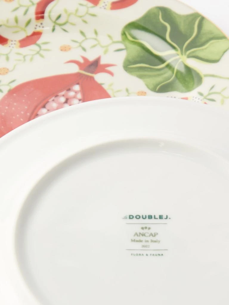 商品LA DOUBLE J|Set of two fruit-print porcelain dessert plates,价格¥1447,第5张图片详细描述