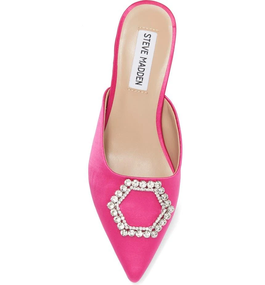 商品Steve Madden|Kees Rhinestone Embellished Kitten Heel Mule,价格¥274,第4张图片详细描述