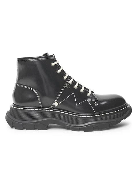 商品Alexander McQueen|Tread Lace-Up Boots,价格¥3316,第1张图片