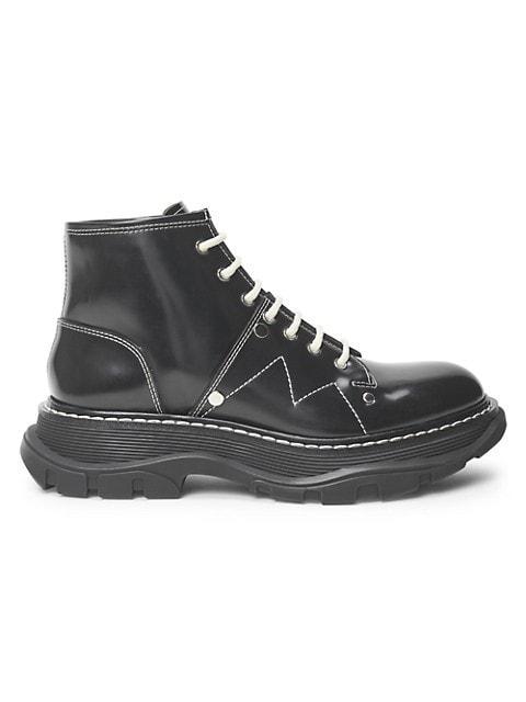 商品Alexander McQueen|Tread Lace-Up Boots,价格¥3622,第1张图片