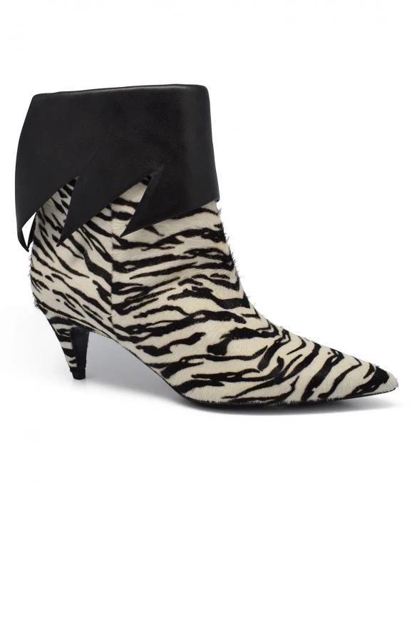 商品Yves Saint Laurent|Luxury shoes for women saint laurent ankle boots in striped foal.,价格¥3531,第3张图片详细描述