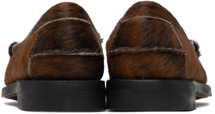 Brown Dan Raw Loafers商品第2张图片规格展示