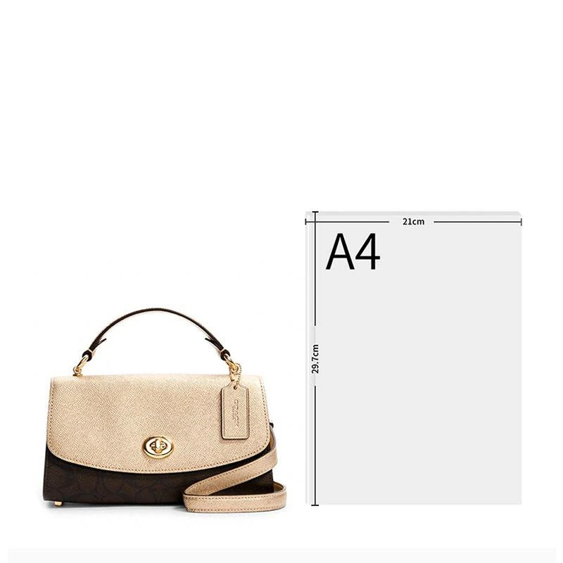 商品Coach|香港直邮COACH蔻驰女士拼色PVC配皮单肩包时尚潮流C1441IMS5V,价格¥3151,第8张图片详细描述