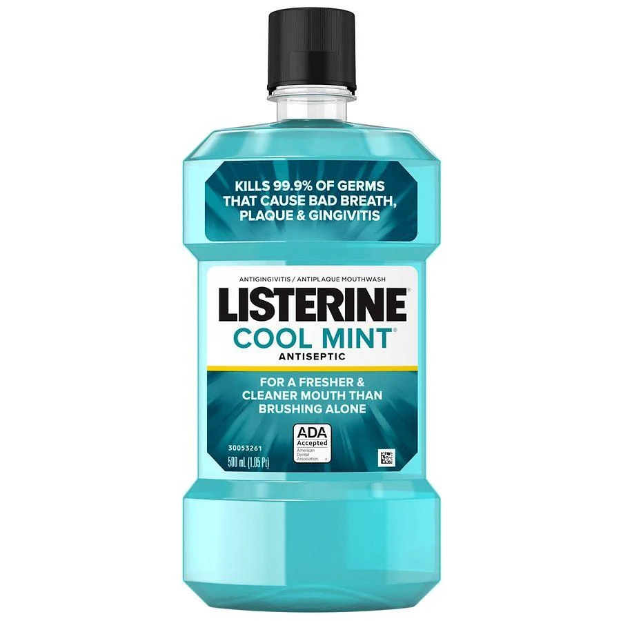 商品Listerine|Antiseptic Mouthwash Mint,价格¥63,第1张图片