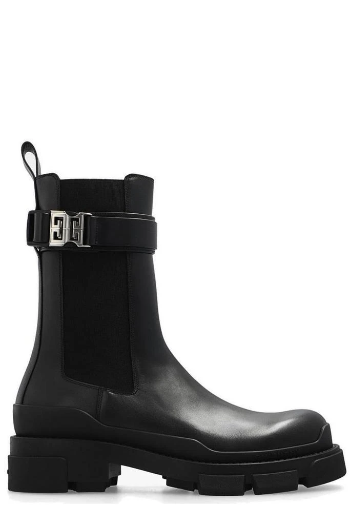 商品Givenchy|Givenchy Terra 4G Clip-Buckle Ankle Boots,价格¥7068,第1张图片