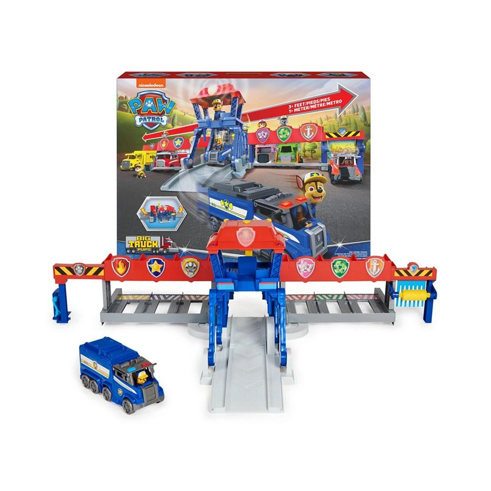 商品Paw Patrol|Big Truck Pups, Truck Stop Wide Transforming Playset,价格¥299,第1张图片