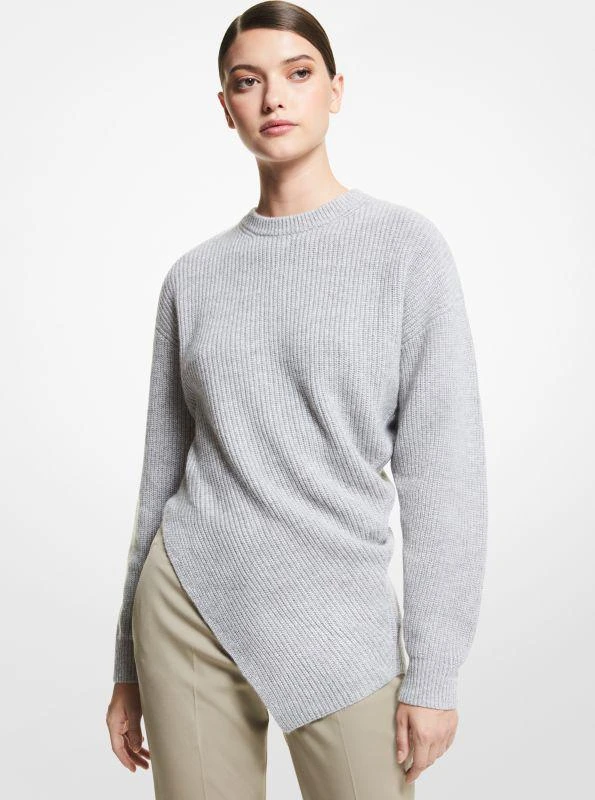 商品Michael Kors|Cashmere Blend Asymmetric Sweater,价格¥2182,第1张图片