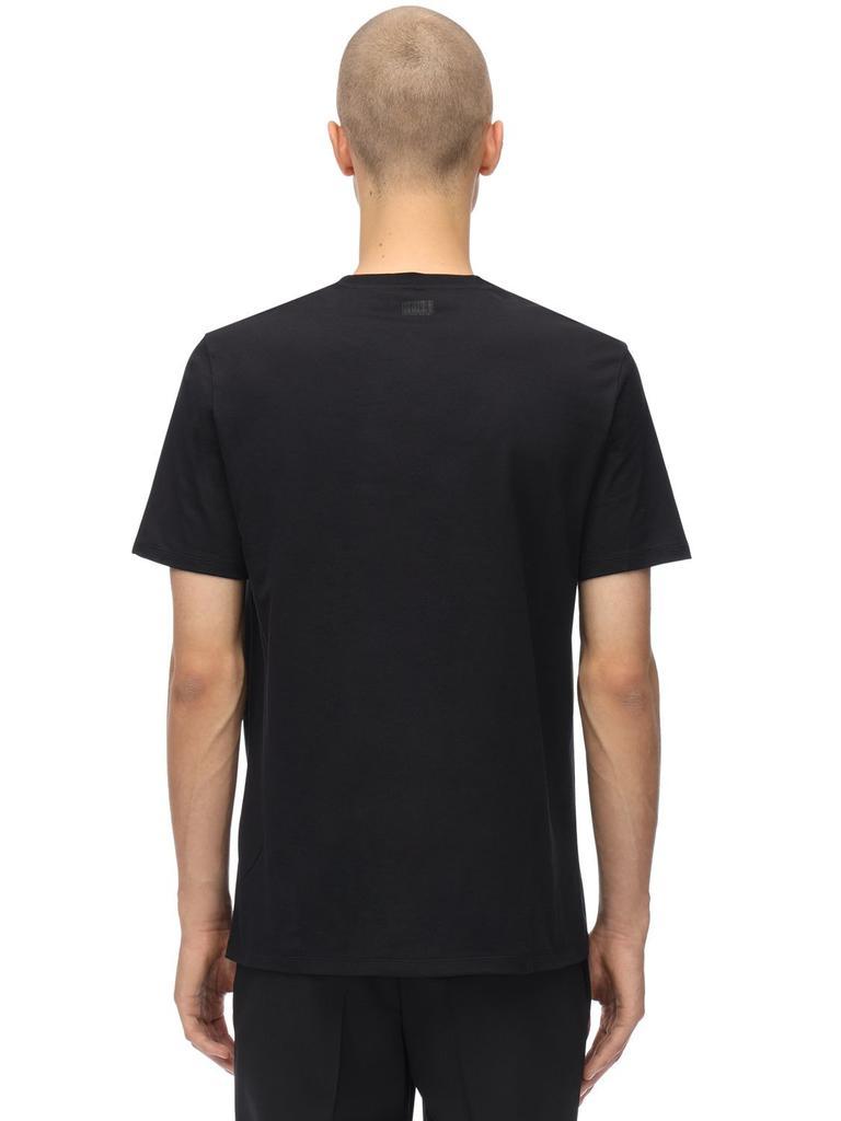 商品Neil Barrett|Printed Head Cotton Jersey T-shirt,价格¥1873,第4张图片详细描述