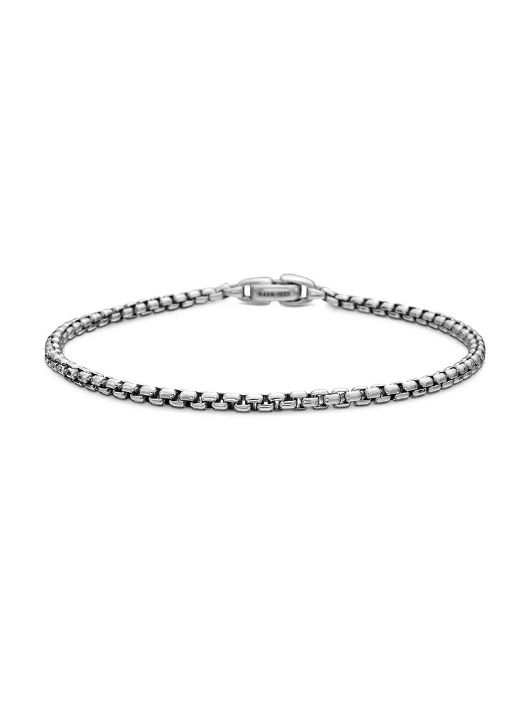 商品David Yurman|Box Chain Bracelet in Sterling Silver, 2.7MM,价格¥1468,第1张图片
