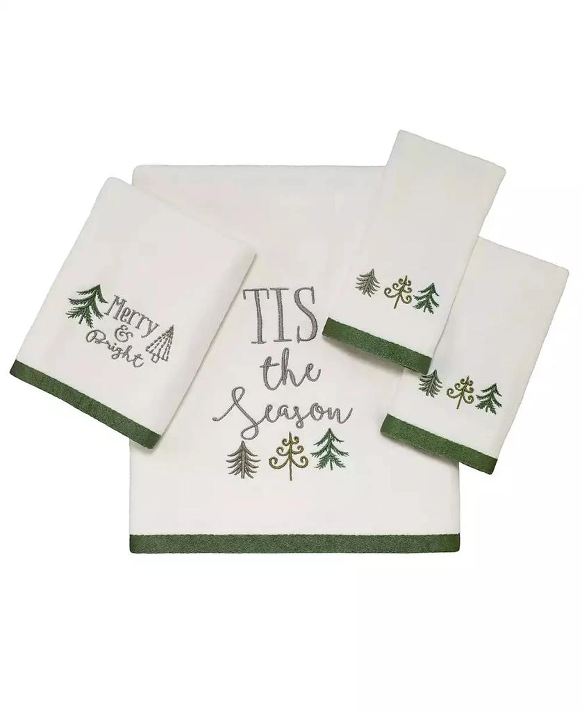 商品Avanti|Christmas Trees Holiday Cotton 2-Pc. Fingertip Towel Set, 11" x 16",价格¥113,第2张图片详细描述