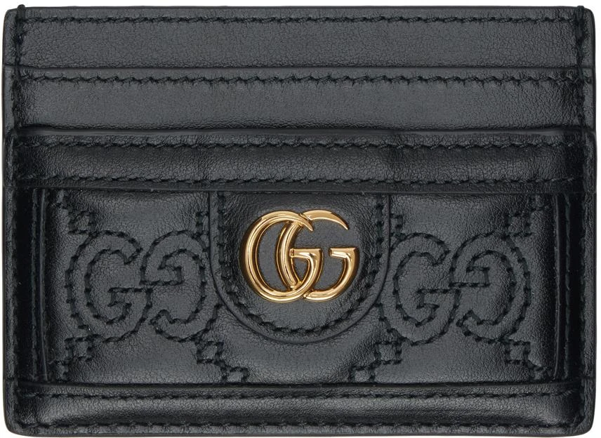 商品Gucci|Black GG Card Holder,价格¥3072,第1张图片