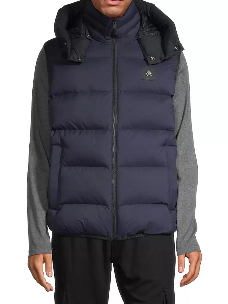 商品Moose Knuckles|Flightweight Sycamore Hooded Down Vest,价格¥5096,第3张图片详细描述