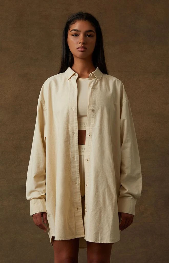 商品Essentials|Women's Egg Shell Oxford Button Down Shirt,价格¥263,第2张图片详细描述