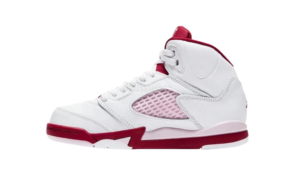 商品Jordan|Air Jordan 5 Retro "White Pink Red" Pre-School,价格¥979,第1张图片