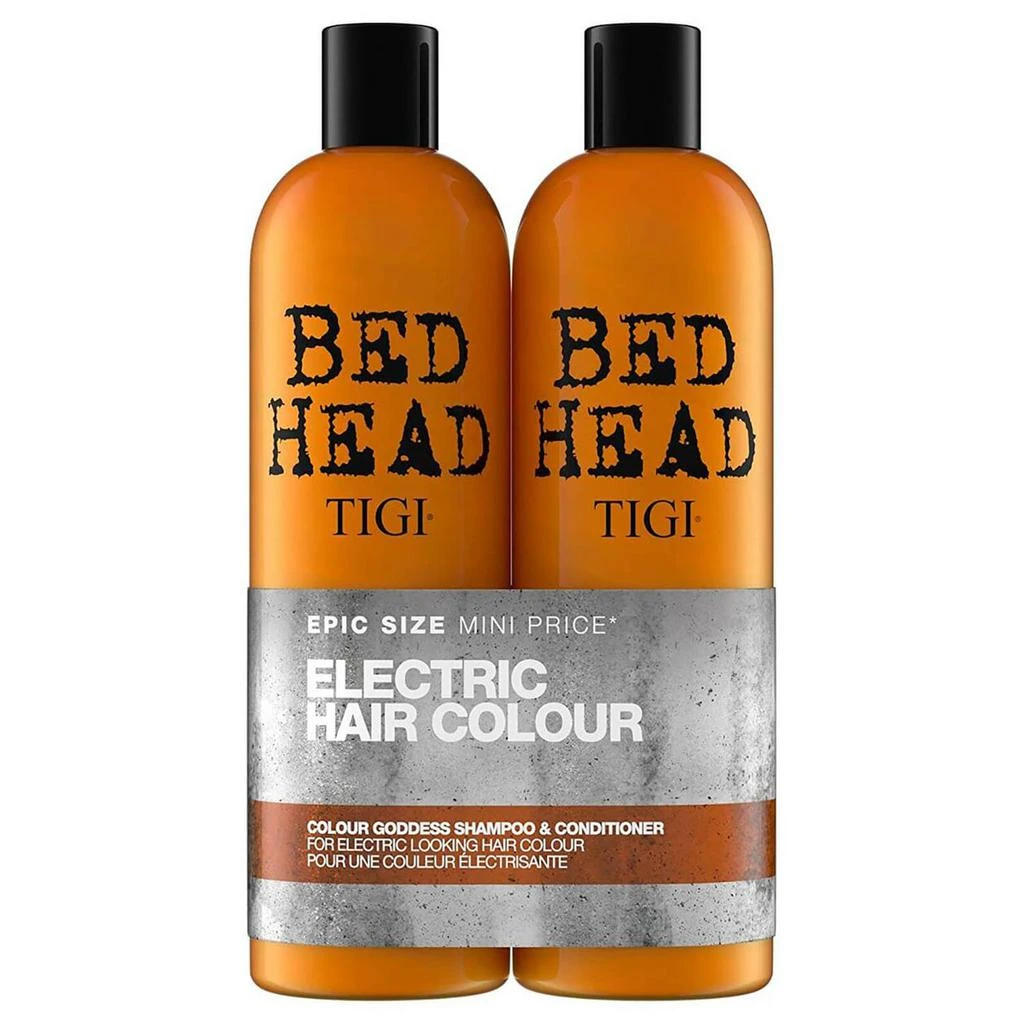 商品TIGI|TIGI Bed Head Colour Goddess Oil Infused Shampoo and Conditioner for Coloured Hair 2 x 750ml,价格¥300,第1张图片