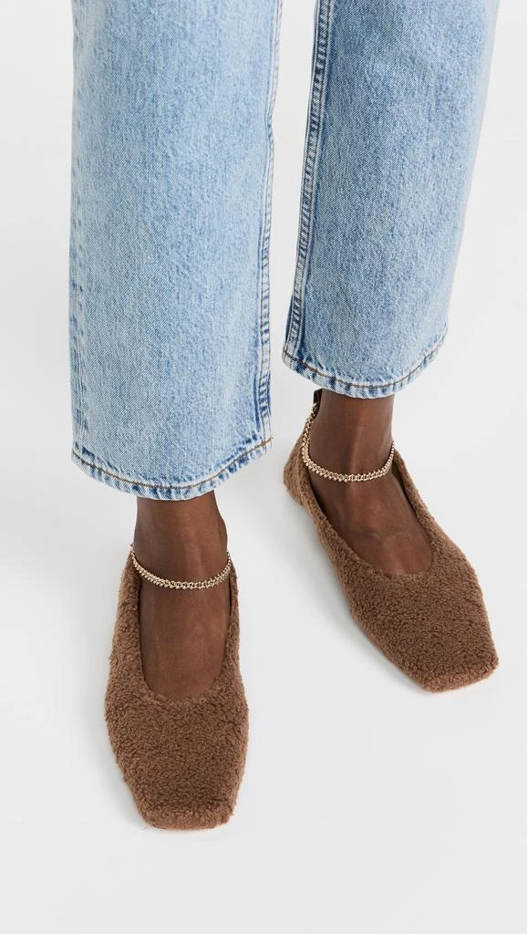 商品Maria Luca|Augusta Teddy Ballet Flats,价格¥2172,第3张图片详细描述