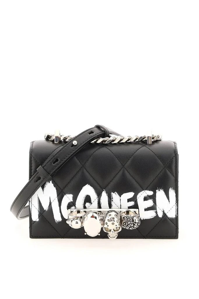 商品Alexander McQueen|Alexander McQueen Mini Jewelled Satchel Bag,价格¥8090,第1张图片