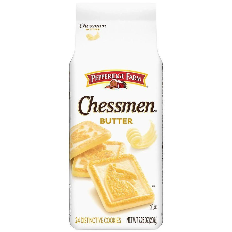 商品Pepperidge Farm|Chessmen Butter Cookies,价格¥43,第1张图片