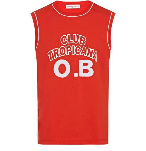 商品ORLEBAR BROWN|Dubois Club Tropicana Sleeveless T恤,价格¥545,第1张图片