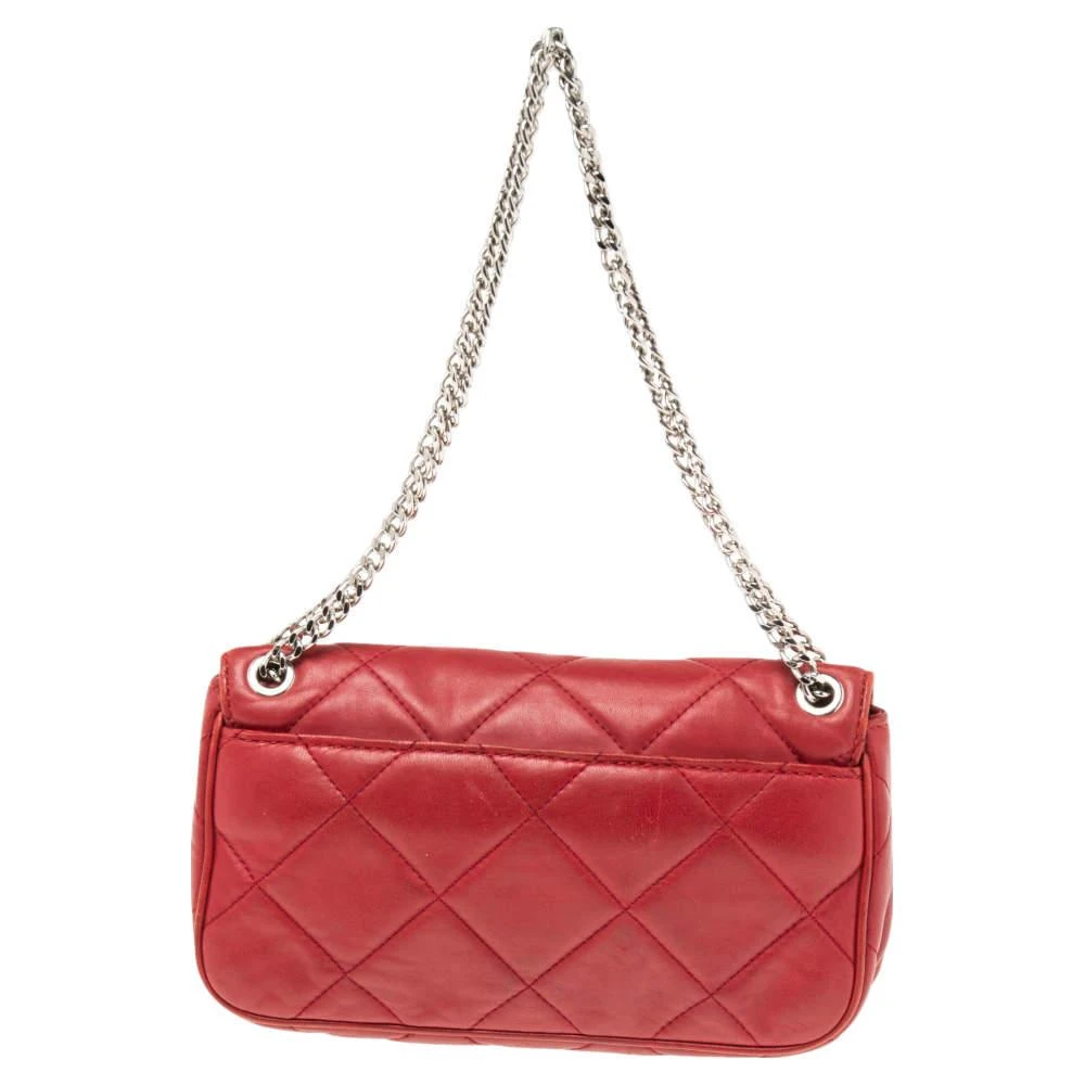 商品[二手商品] Michael Kors|MICHAEL Michael Kors Red Quilted Leather Sloan Shoulder Bag,价格¥853,第4张图片详细描述