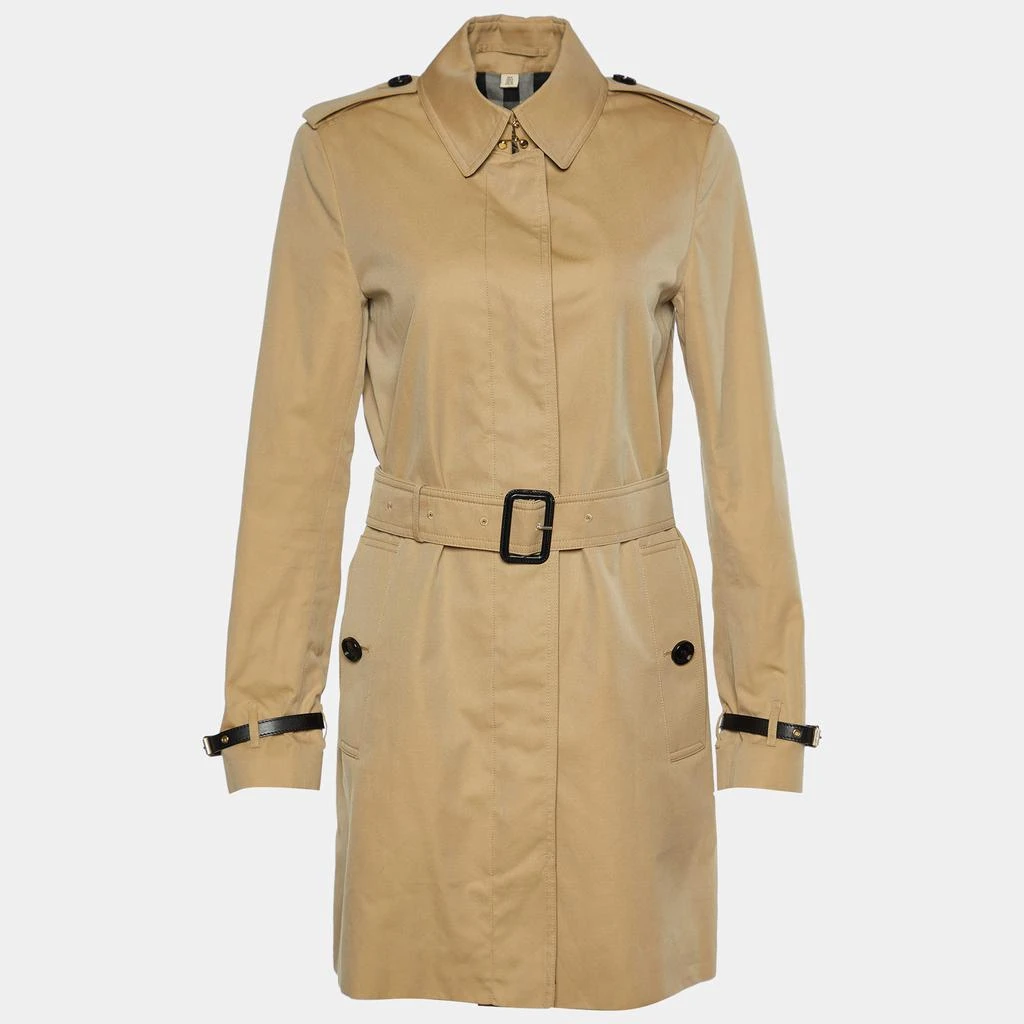 商品[二手商品] Burberry|Burberry Beige Cotton Belted Rochester Trench Coat S,价格¥3760,第1张图片