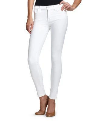 商品J Brand|Mid Rise 811 Skinny Jeans in Blanc,价格¥738,第1张图片