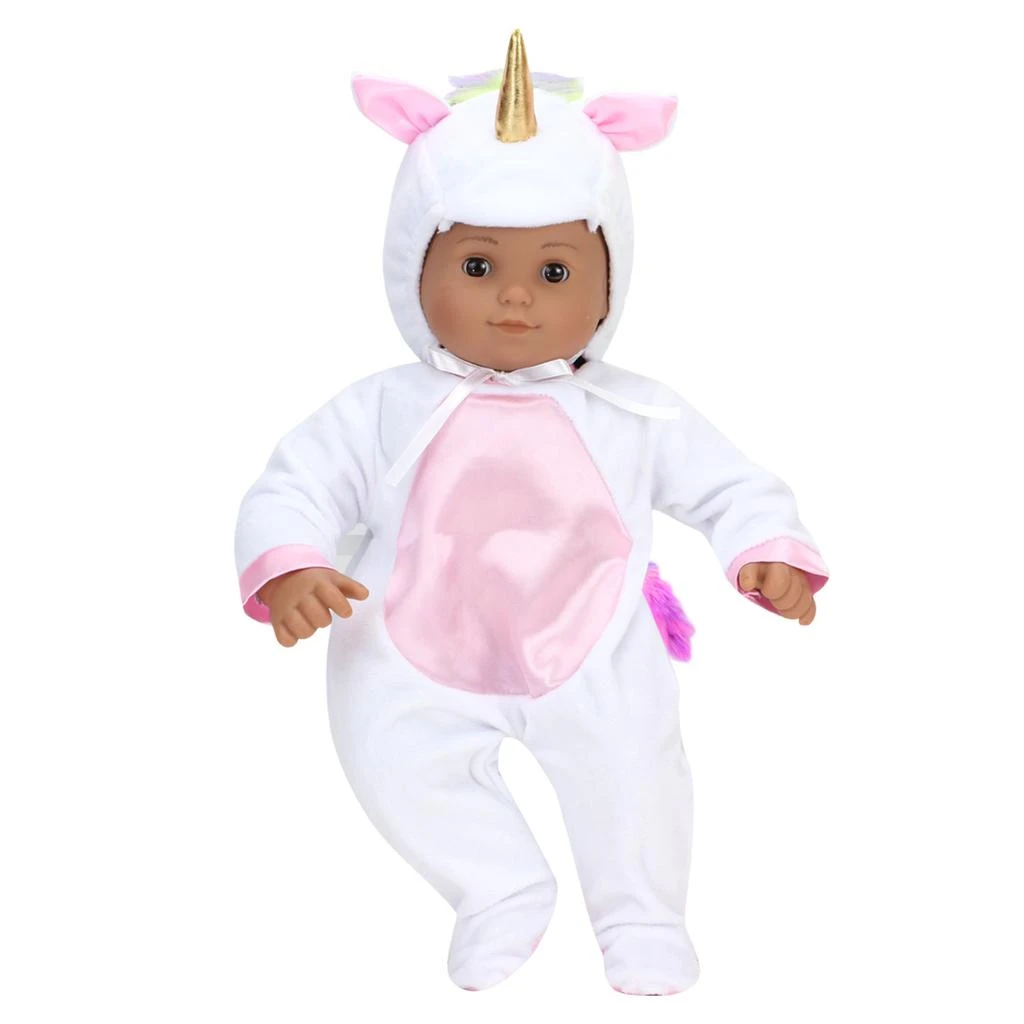 商品Teamson|Sophia’s Unicorn Costume with Rainbow Hair for 15" Dolls, White,价格¥199,第2张图片详细描述