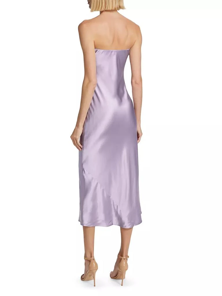 商品Reformation|Joana Silk Strapless Slip Midi-Dress,价格¥2046,第5张图片详细描述