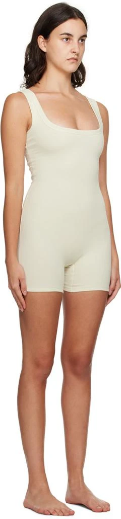 商品SKIMS|Off-White Cotton Rib Onesie Jumpsuit,价格¥689,第2张图片详细描述