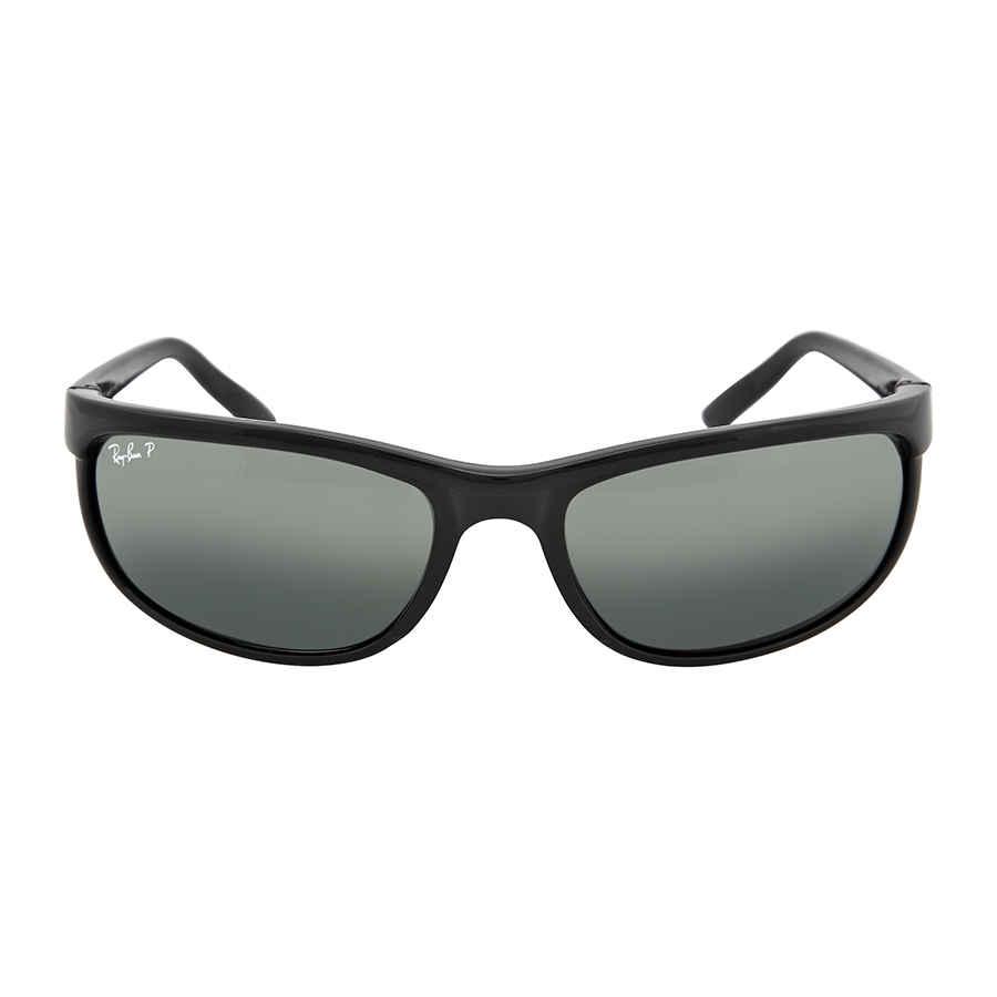 Predator 2 Polarized Grey Rectangular Unisex Sunglasses RB2027 601/W1 62商品第1张图片规格展示