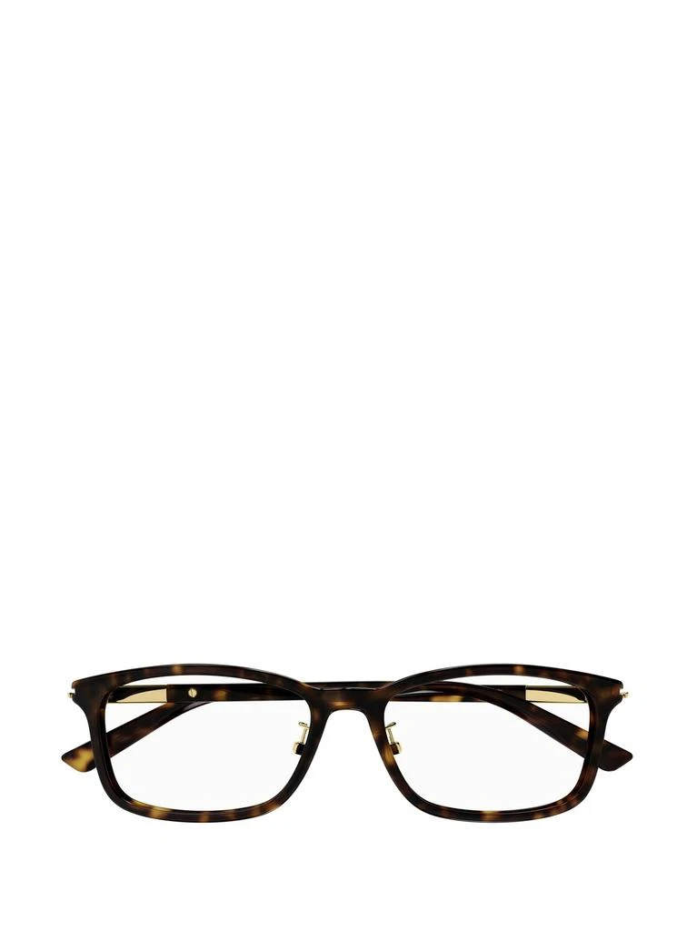 商品Gucci|Gucci Eyewear Rectangular Frame Glasses,价格¥2108,第1张图片