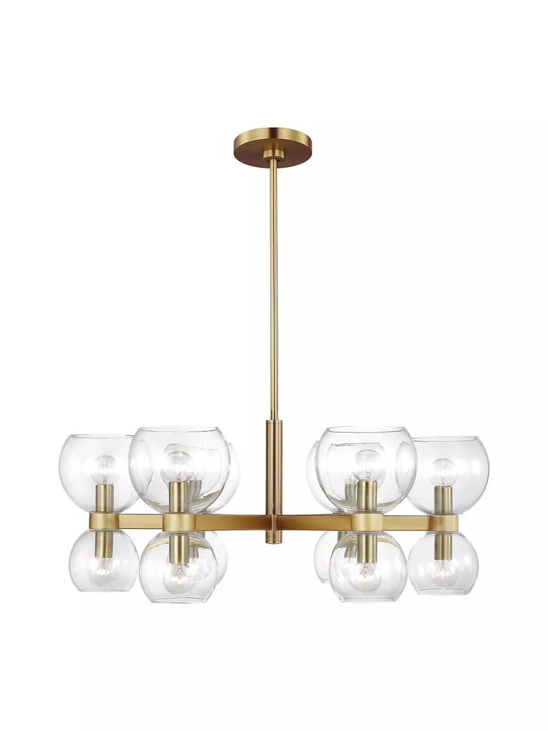 商品Kate Spade|Visual Comfort Studio Londyn Burnished Brass Chandelier,价格¥7079,第1张图片
