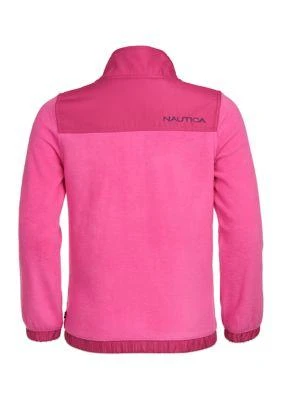 商品Nautica|Girls 7 16 Polar Fleece Jacket,价格¥237,第2张图片详细描述