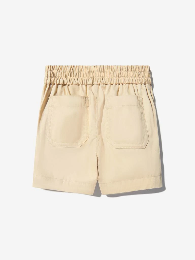 商品Burberry|Burberry Beige Baby Boys Cotton Branded Shorts,价格¥1041,第4张图片详细描述