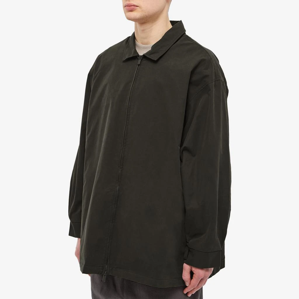 商品Essentials|Fear of God Essentials Woven Twill Barn Jacket - Off-Black,价格¥1041,第2张图片详细描述