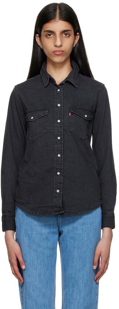 商品Levi's|Black Essential Western Shirt,价格¥692,第1张图片