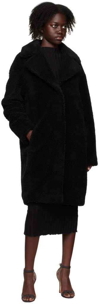 商品STAND STUDIO|Black Camille Faux-Fur Coat,价格¥3816,第4张图片详细描述