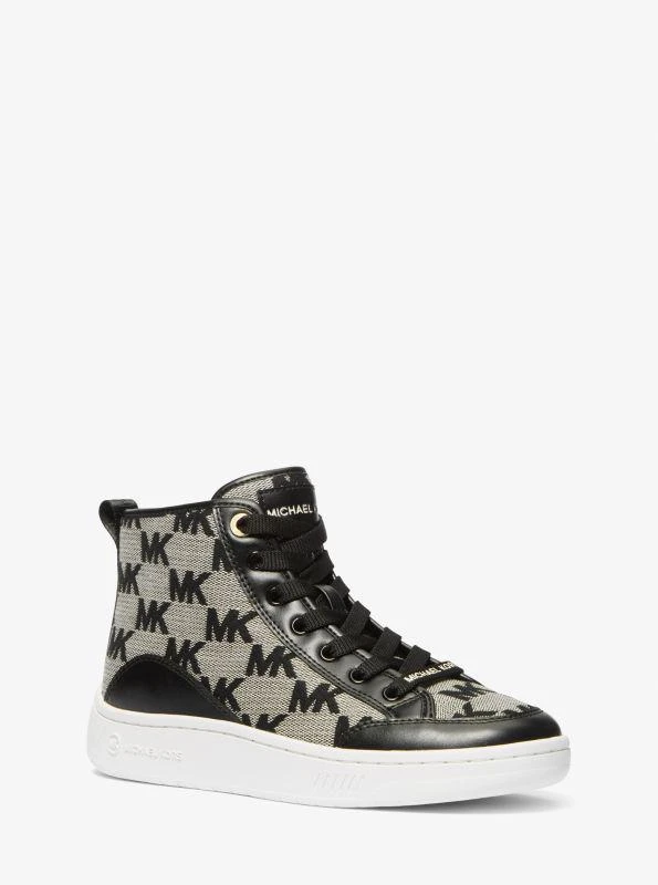 商品Michael Kors|Shea Logo Jacquard High-Top Sneaker,价格¥448,第1张图片