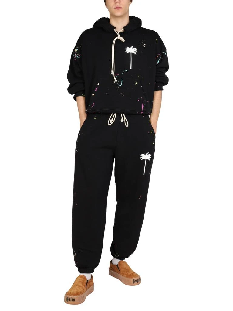 商品Palm Angels|LOGO PRINT JOGGING PANTS,价格¥2387,第1张图片