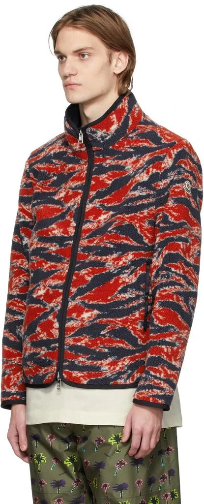 商品Moncler|Reversible Navy & Red Tiger Stripe Jacket,价格¥10667,第4张图片详细描述
