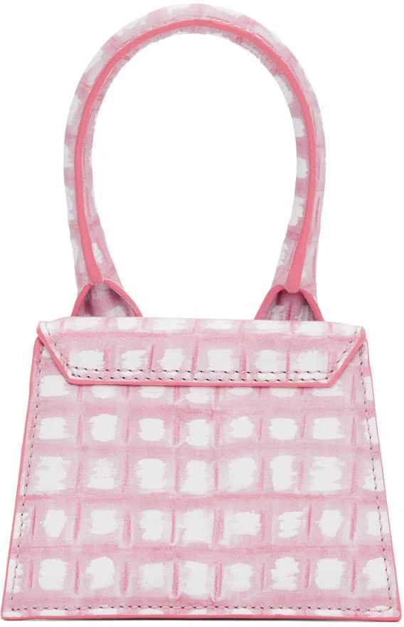 商品Jacquemus|Pink Check 'Le Chiquito' Clutch,价格¥3571,第3张图片详细描述