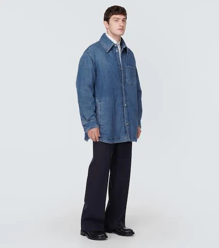 商品Valentino|Embroidered padded denim overshirt,价格¥16094,第2张图片详细描述