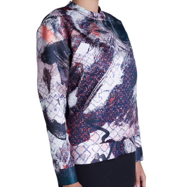 Prabal Gurung Printed Satin Sweatshirt M商品第4张图片规格展示