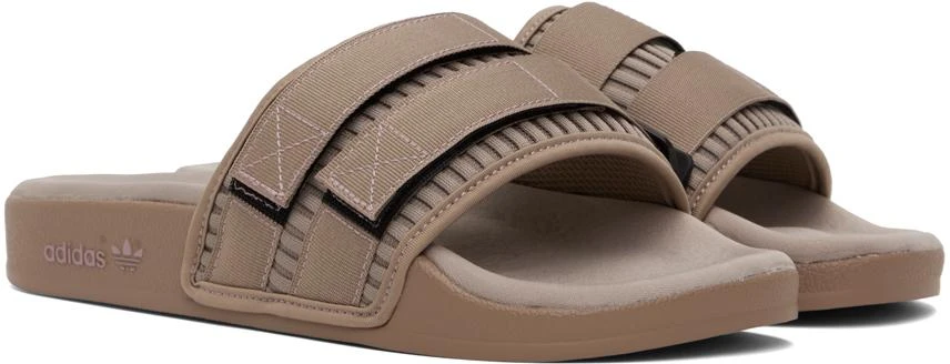 商品Adidas|Brown Adilette 2.0 Pride Slides,价格¥243,第4张图片详细描述