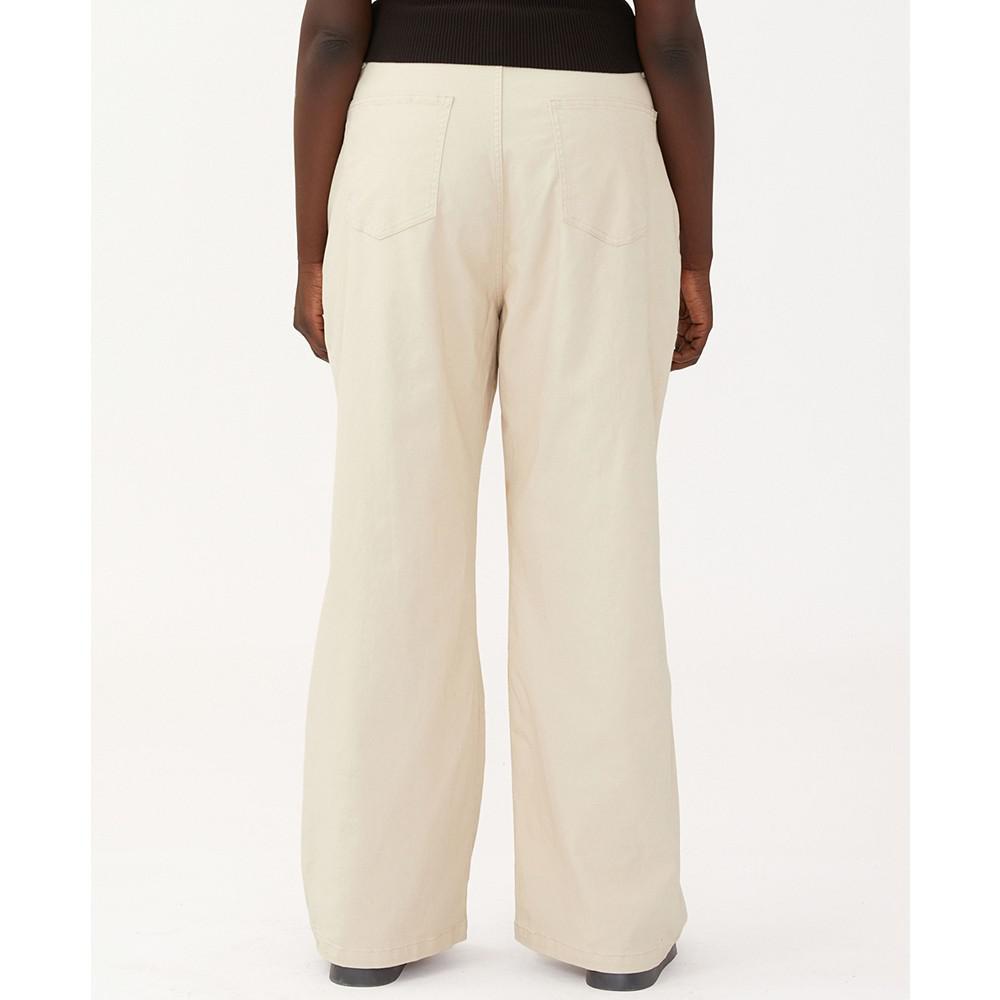 商品Cotton On|Trendy Plus Size Carter Wide Leg Pants,价格¥445,第4张图片详细描述
