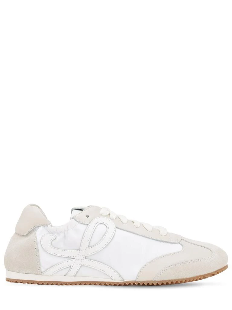 商品Loewe|10mm Ballet Suede & Fabric Sneakers,价格¥4469,第1张图片